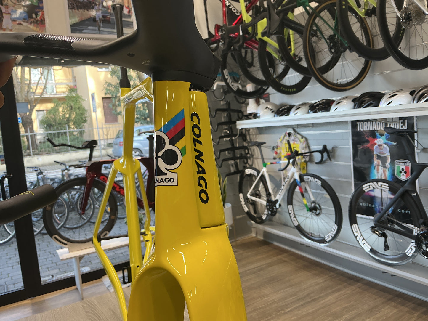 KIT TELAIO COLNAGO Y1RS TG M TDF WORLD CHAMPION