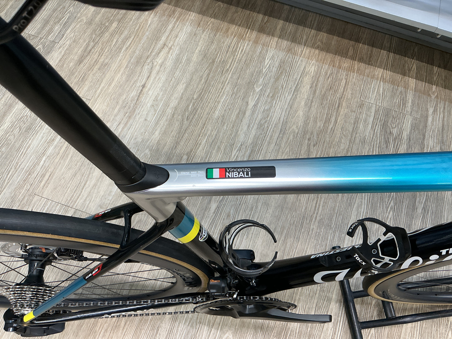 WILIER ZERO SLR TG L USATA SCORTA VINCENZO NIBALI